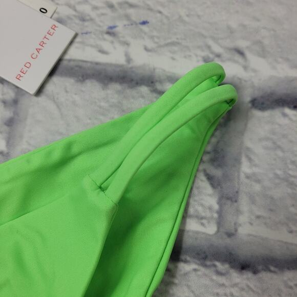 Red Carter Chain Side Bikini Bottom size Medium - Picture 3 of 14